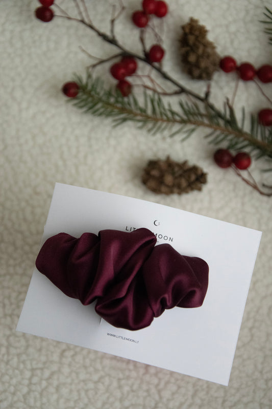 Plaukų segtukas kruasanas | Shine Burgundy