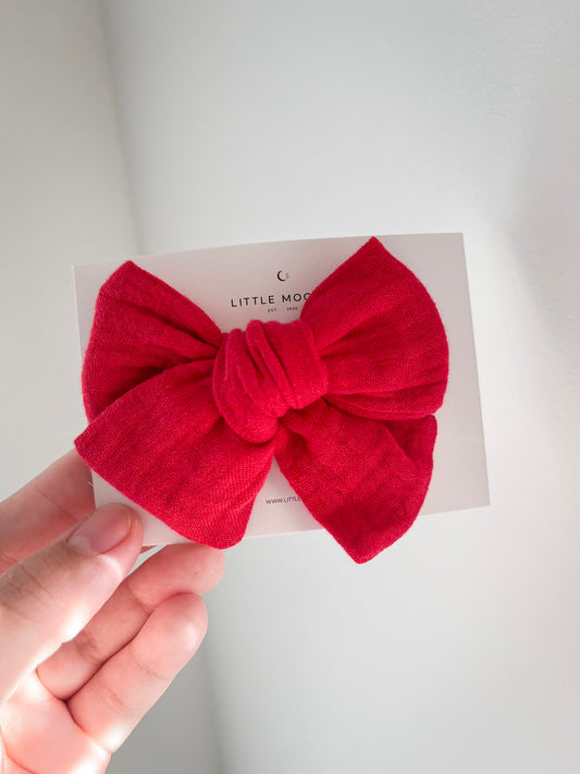 Galvajuostė arba Segtukas| Red Bow Maxi