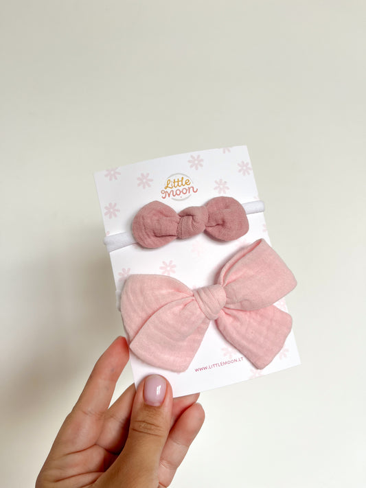 Galvajuosčių rinkinys (2 vnt) | Kaspinėlis ir bantukas